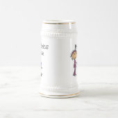 Kindermädchen und Kindergeschenke Bierglas (Mittel)