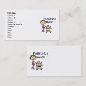 Kindermädchen und Kindergeschenke Visitenkarte (Vorne/Hinten)