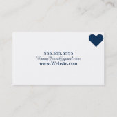 Kindermädchen-Visitenkarte Visitenkarte (Rückseite)