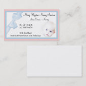 Kindermädchen-Visitenkarte Visitenkarte (Vorne/Hinten)