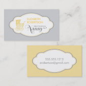 Kindermädchen-Visitenkarte Visitenkarte (Vorne/Hinten)