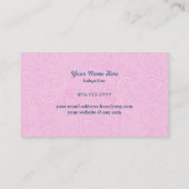 Kindermädchen-Visitenkarten Visitenkarte (Rückseite)