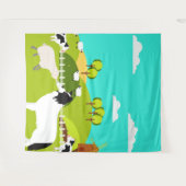 Kindermädchen Wandteppich (Vorderseite (Horizontal))