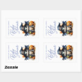 Kindermädchen Wasserfarbe Kinderdusche Rechteckiger Aufkleber (Blatt)