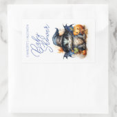 Kindermädchen Wasserfarbe Kinderdusche Rechteckiger Aufkleber (Tasche)