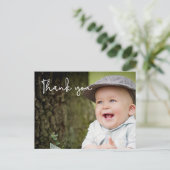 Kindermädchen zum ersten Mal Geburtstag Dankeschön Postkarte (Stehend Vorderseite)