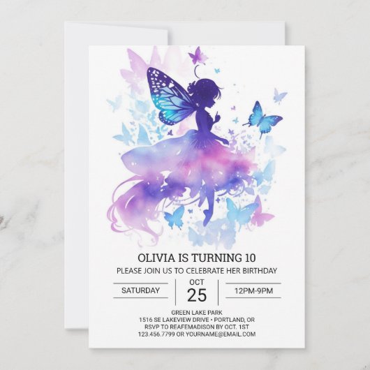 Kindermagie Einladung (Vorderseite)