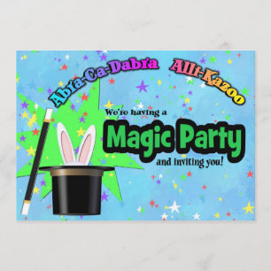 Kindermagie-Party Einladung