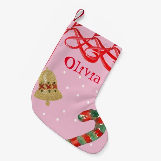 Kindermärchenland-Band-WeihnachtsStrumpf Kleiner Weihnachtsstrumpf (Vorderansicht (hängend))