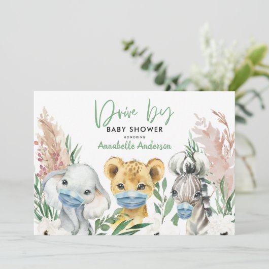 Kindermaske-Laufwerk des süßen Tiers (Stehend Vorderseite)