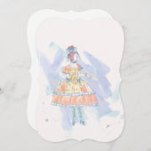 Kindermäuse: Mona Grußkarte Feiertagskarte (Vorne/Hinten)