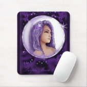 Kindermäuse-Pad für lila Mond Mousepad (Mit Mouse)