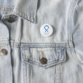 Kindermissbrauch Blue Awareness Ribbon Custom Butt Button (Beispiel)