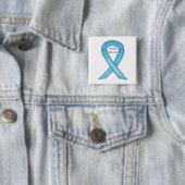 Kindermissbrauch Blue Awareness Ribbon Custom Butt Button (Beispiel)