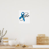 Kindermissbrauch Ribbon Hope Poster (Küche)