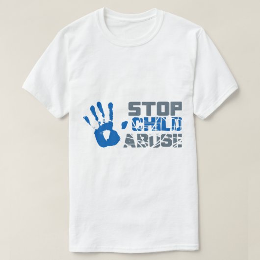 Kindermissbrauch stoppen (2) T-Shirt (Design vorne)
