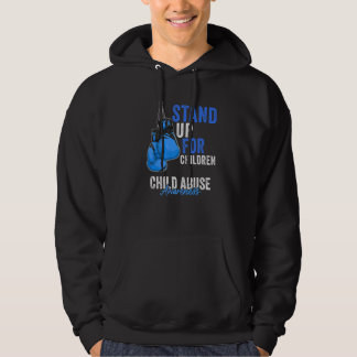 Kindermissbrauchsverhütung Bewusstsein Boxing Glov Hoodie