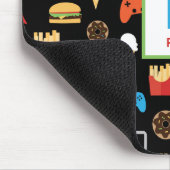 Kindermit Monogramm Videospiel-Party-MusterGamer Mousepad (Ecke)