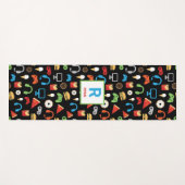 Kindermit Monogramm Videospieltech-PartyGamer Yogamatte (Vorderseite (Horizontal))