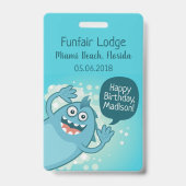 Kindermonster-Abzeichen Ausweis (Rückseite)