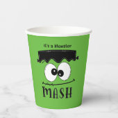 Kindermonster Mash Halloween Party Pappbecher (Vorderseite)