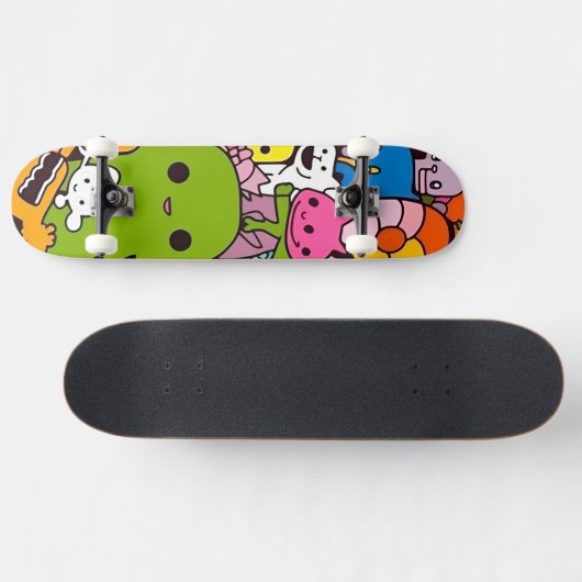 Kindermonster Skateboard von Claire Firley (Horizontal)