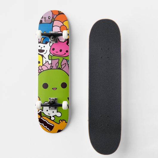 Kindermonster Skateboard von Claire Firley (Vorderseite)