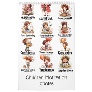 Kindermotivationsziffern Kalender
