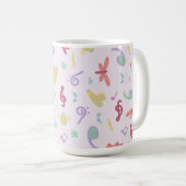 Kindermusikmuster Kaffeetasse (VorderseiteRechts)