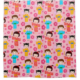 Kindermuster Duschvorhang