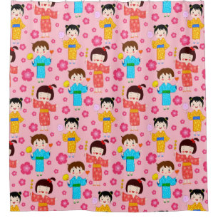 Kindermuster Duschvorhang