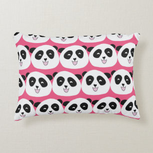 Kindermuster Panda ist eine nahtlose Vintage Wiede Dekokissen