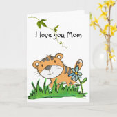 Kindermütter Grußkarte Karte (Gelbe Blume)