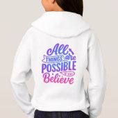 Kindermützen Hoodie (Rückseite)