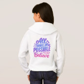 Kindermützen Hoodie (Schwarz voll)