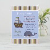 Kindernahrung Geburtstagsfeier Einladung (Stehend Vorderseite)