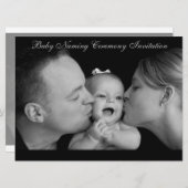 Kindernahrung Zeremonie 6,5" x 8,75", Umschläge Einladung (Vorne/Hinten)