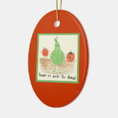 Kindernahrungsmittel Keramik Ornament (Links)