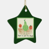 Kindernahrungsmittel-Kunst, Grün Keramikornament (Rechts)