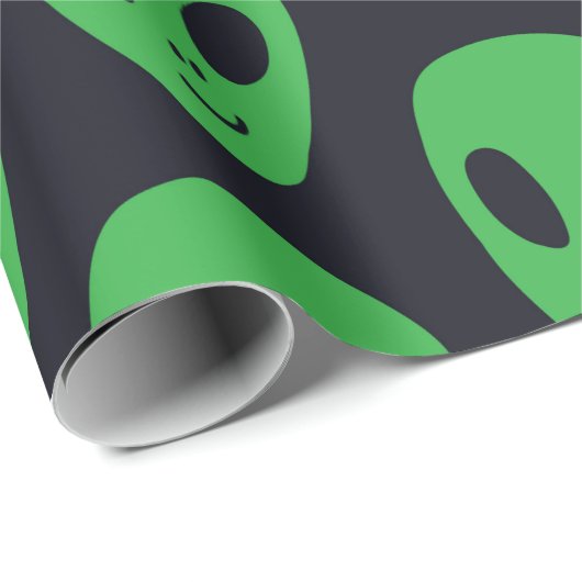 Kindernahtloses Muster mit Außerirdischen Geschenkpapier (Rolleneckpunkt)