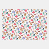 Kindernahtloses Muster mit niedlichen Eulen auf We Geschenkpapier Set (Vorderseite 3)