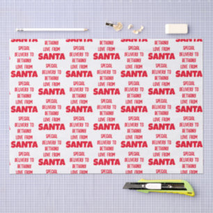 Kindername der Sonderlieferung aus Santa Red White Seidenpapier