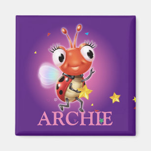 Kindername Ladybug Kühlschrankmagnet