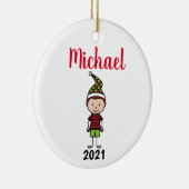 Kindername personalisiert keramik ornament (Rechts)