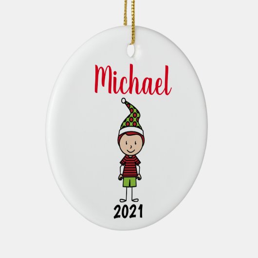 Kindername personalisiert keramik ornament (Rechts)