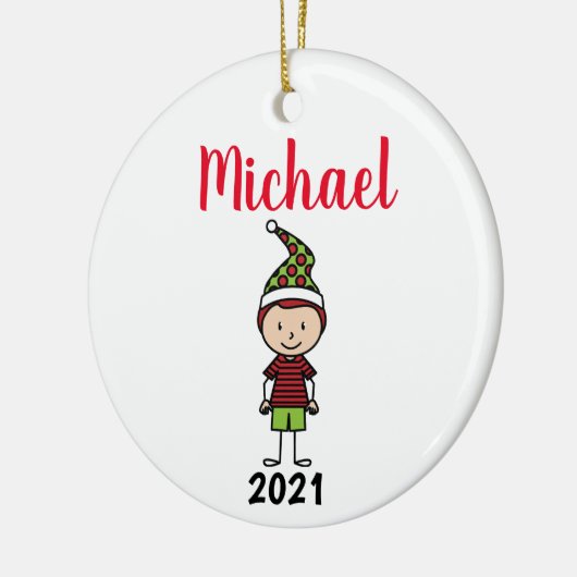 Kindername personalisiert keramik ornament (Links)