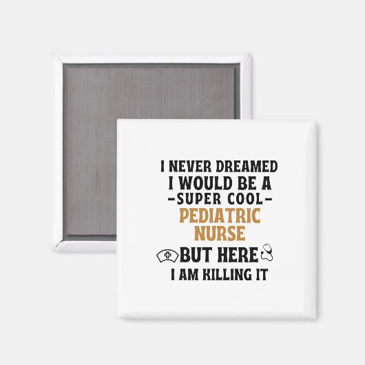 KINDERNURSE MAGNET (Vorderseite/Rückseite)