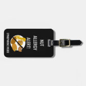 Kindernuss-Allergie-Alarm mit Adrenalin-Bild Gepäckanhänger (Vorderseite horizontal)