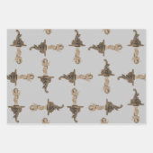 Kinderobjektmuster Geschenkpapier Set (Vorderseite 2)