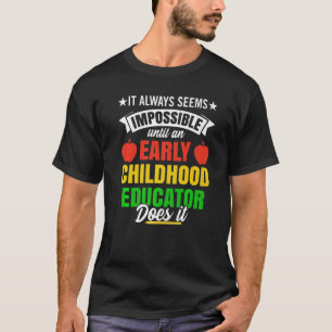Kinderpädagogin Bildung Kinderg T-Shirt